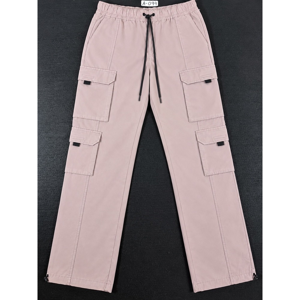 PacSun Relaxed Cargo Pants Mauve Pink Cotton Nylon Utility Trousers Medium